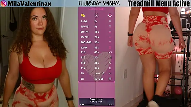 MilaValentina online show from May 29, 2026, 1:47 am