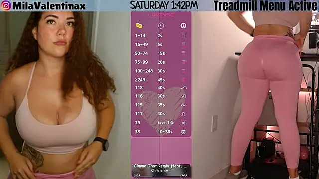 MilaValentina online show from May 30, 2026, 5:43 pm