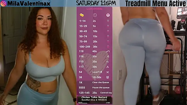 MilaValentina online show from June 20, 2026, 5:16 pm