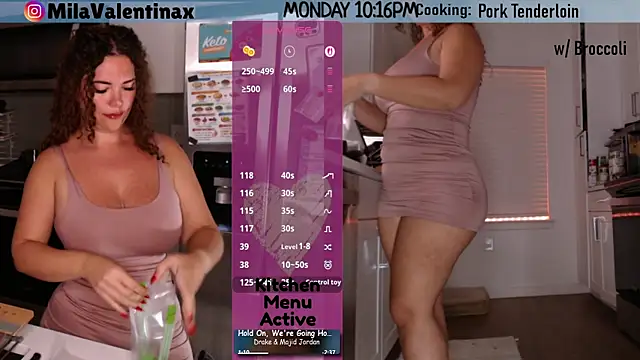 MilaValentina online show from July 14, 2026, 2:16 am