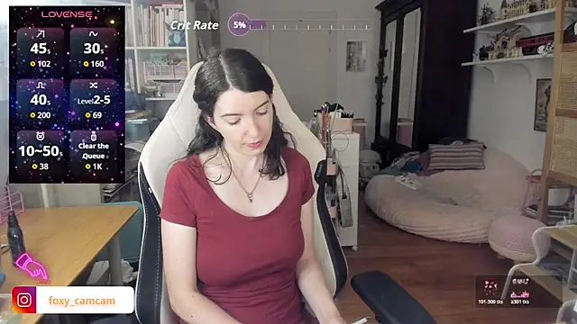 Foxy c online show from July 8, 2026, 8:35 pm