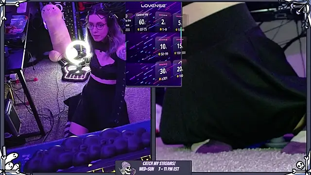 AnneSao online show from December 1, 2025, 12:15 am