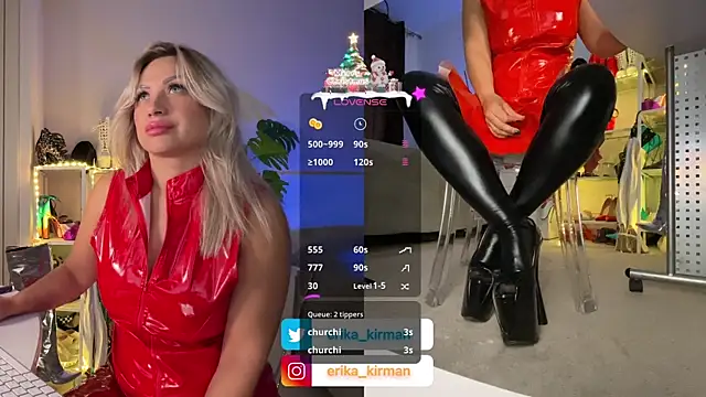 Snapshot of Erika_Kirman chatting on December 28, 2024, 3:59 pm Erika Kirman online show from December 28, 2024, 3:59 pm