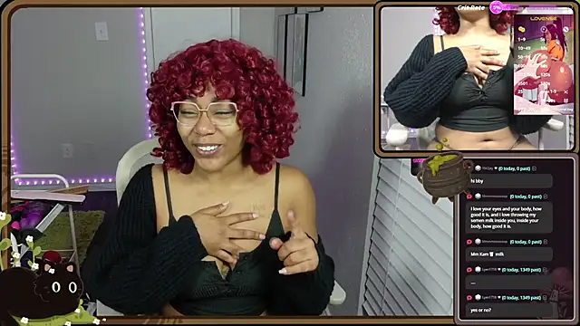 Snapshot of Cheybaaee chatting on November 12, 2025, 2:45 am Cheybaaee online show from November 12, 2025, 2:45 am