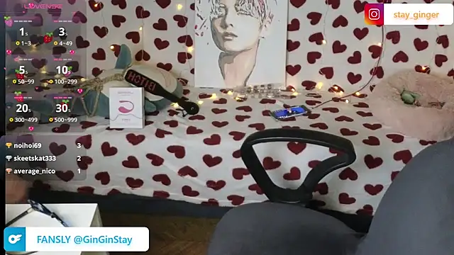 Ginger Stay online show from March 22, 2025, 10:17 am