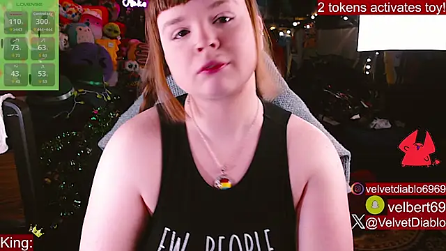 VelvetDiablo online show from March 4, 2026, 12:49 am