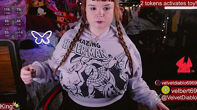 VelvetDiablo online show from May 13, 2026, 12:08 am
