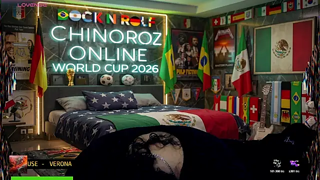 chino roz online show from June 29, 2026, 7:25 am