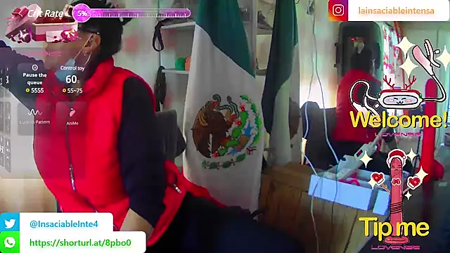 Snapshot of LaInsaciableIntensa chatting on February 23, 2025, 6:23 pm LaInsaciableIntensa online show from February 23, 2025, 6:23 pm