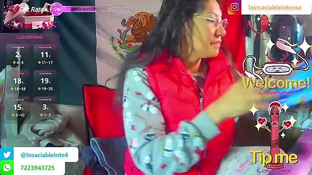 Snapshot of LaInsaciableIntensa chatting on March 5, 2025, 1:17 pm LaInsaciableIntensa online show from March 5, 2025, 1:17 pm