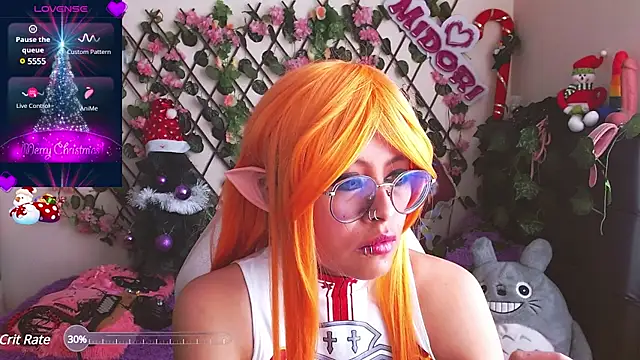 Snapshot of MidoriQuiinn chatting on December 13, 2024, 5:00 pm MidoriQuiinn online show from December 13, 2024, 5:00 pm