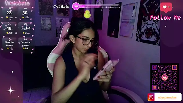 Snapshot of Abysparadise chatting on May 20, 2026, 4:07 am Abysparadise online show from May 20, 2026, 4:07 am