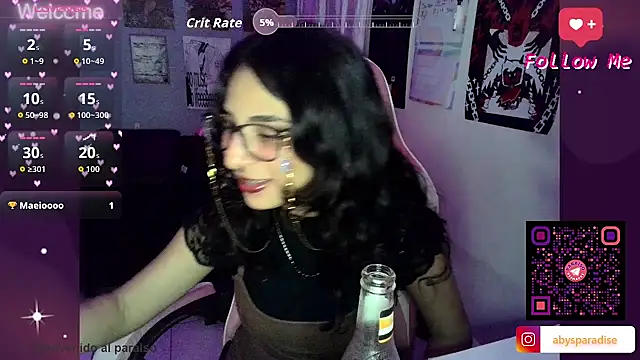 Abysparadise online show from July 4, 2026, 4:40 am