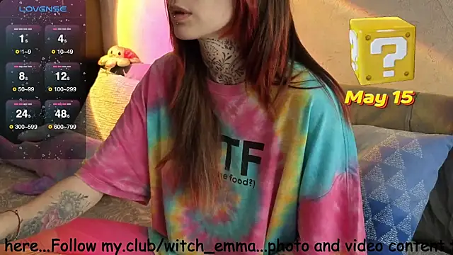 Snapshot of Witch_Emma chatting on May 15, 2026, 6:31 am Witch Emma online show from May 15, 2026, 6:31 am