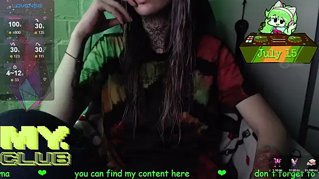 Snapshot of Witch_Emma chatting on July 15, 2026, 5:07 pm Witch Emma online show from July 15, 2026, 5:07 pm