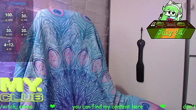 Snapshot of Witch_Emma chatting on July 24, 2026, 7:45 pm Witch Emma online show from July 24, 2026, 7:45 pm
