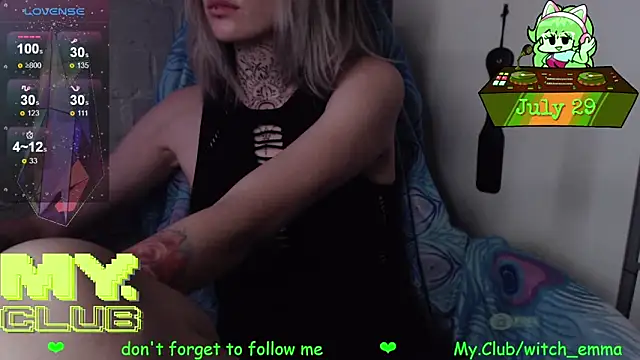 Snapshot of Witch_Emma chatting on July 29, 2026, 7:39 am Witch Emma online show from July 29, 2026, 7:39 am