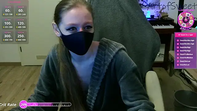 Snapshot of ArtofSweet chatting on September 18, 2025, 7:16 pm ArtofSweet online show from September 18, 2025, 7:16 pm