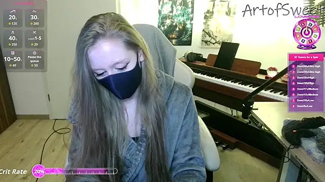 ArtofSweet online show from February 14, 2026, 8:05 pm