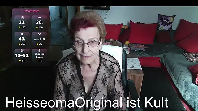 HeisseomaOriginal online show from June 14, 2026, 7:10 am