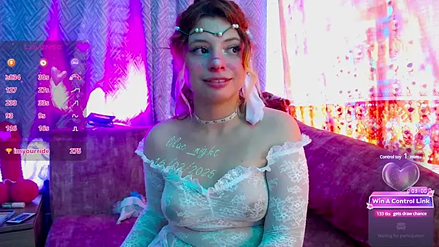 lilac night33 online show from February 17, 2025, 6:15 pm