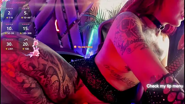 Snapshot of Megan_inked chatting on February 22, 2025, 7:01 am Megan inked online show from February 22, 2025, 7:01 am