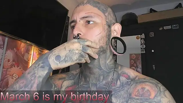 DEATHINK666XX online show from March 1, 2025, 2:04 am