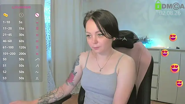 Snapshot of AnnyHoney_ chatting on August 2, 2026, 11:30 am AnnyHoney online show from August 2, 2026, 11:30 am
